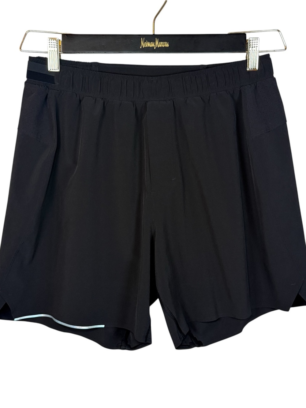 Lululemon Surge Black Lined Running Shorts Men’s Medium